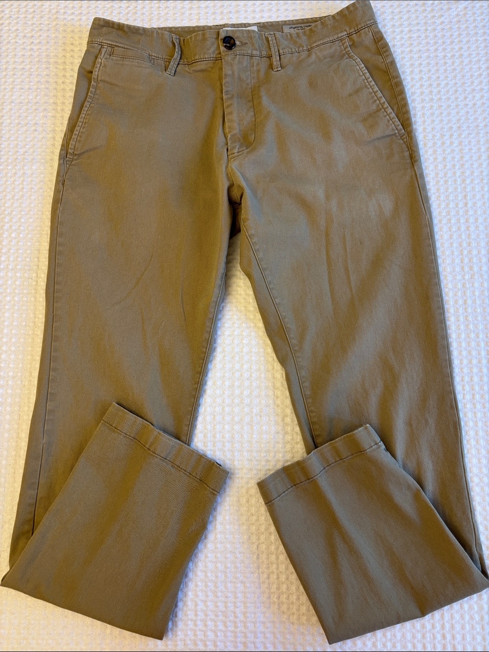 Goodfellow & Co Mens Hennepin Slim Chino Size 32X32 Tan Khaki Straight Leg Pants